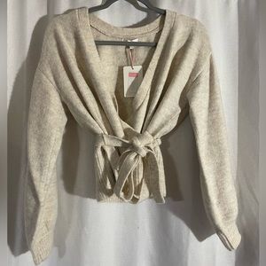 Cream sweater